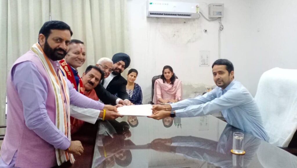 Naveen Jindal Nomination filling